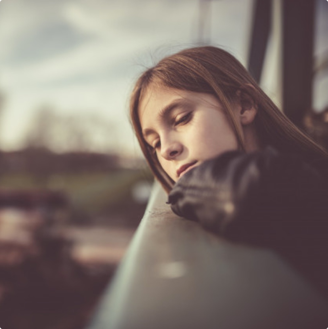 girl at the window